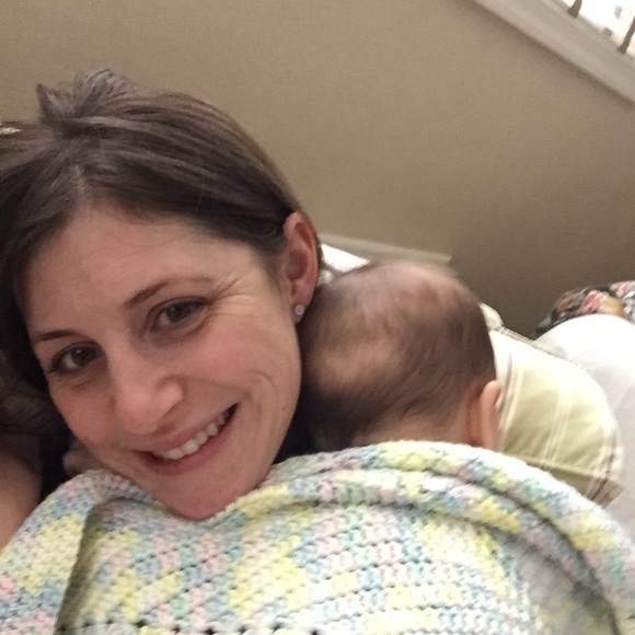 Star-Shaped Baby Afghan. Handmade with Love!!! - Picture 3 of 4